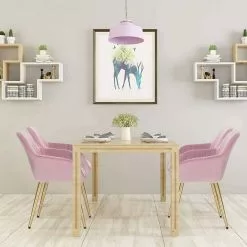 EUGAD Esszimmerstuhl, stühle 2er-Set,Samt,mit goldener Metallbeinen Blau, Bordeaux, Dunkelgrau, Dunkelgr&uuml;n, Hellgrau, Rosa, Schwarz -Eugad Möbel Einkaufen 8f0b4cf1 86cb 5234 9e87 aaec0c90b533