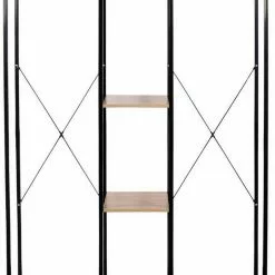 EUGAD Kleiderständer, Wäscheständer Garderobenständer mit Ablage Schwarzrohre und Eiche Platte Schwarz-Hell Eiche, Schwarz-Vintage, Wei&szlig;-Eiche -Eugad Möbel Einkaufen 8f6bf794 ee76 57de 9b90 8142caf111f1