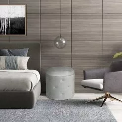 EUGAD Sitzhocker, Sitztruhe mit Stauraum, Sitz rund mit Deckel, Samt, ca.27L, Rosa Dunkelgrau, Hellgrau -Eugad Möbel Einkaufen 8fedaa6a c977 5075 8326 765ac610e322