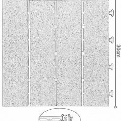 EUGAD WPC-Fliesen, 22 Stück WPC Terrassenfliesen in T-Form 30x30cm Dunkelgrau Anthrazit, Braun, Hellgrau -Eugad Möbel Einkaufen 900a137e a927 5663 90c3 6820b80dc4dc