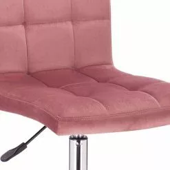 EUGAD Schreibtischstuhl, Arbeitshocker Bürohocker Samt Metall, 360° drehbar, Rosa Hellgrau -Eugad Möbel Einkaufen 911d9bb6 cf04 5d2f 89dc 2dd3a12d0fe5