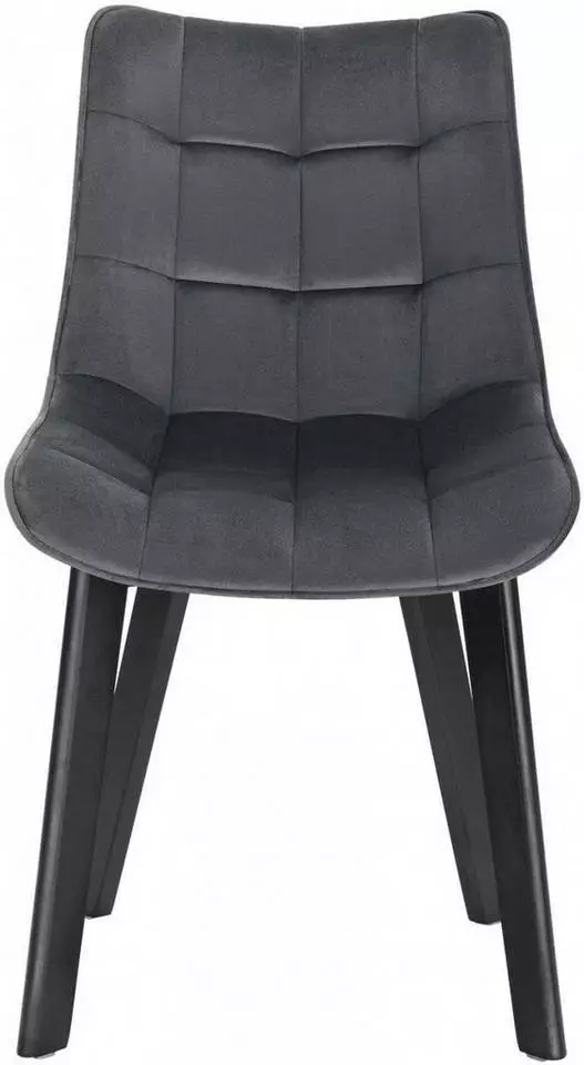 EUGAD Esszimmerstuhl (1 Stück), Wohnzimmerstuhl mit Rückenlehne, Polsterstuhl Küchenstuhl Weich Samt und Holz für ESS- und Wohnzimmer Dunkelgrau Dunkelgrün, Rosa, Schwarz 4 EUGAD Esszimmerstuhl (1 Stück), Wohnzimmerstuhl mit Rückenlehne, Polsterstuhl Küchenstuhl Weich Samt und Holz für ESS- und Wohnzimmer Dunkelgrau Dunkelgrün, Rosa, Schwarz – Bild 4