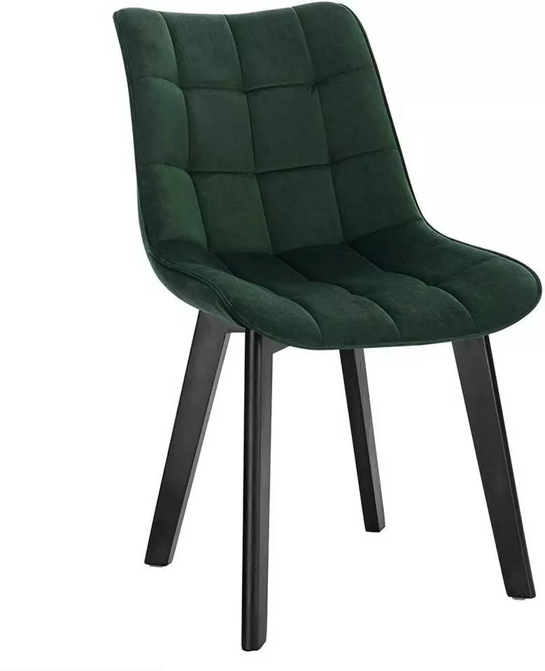 EUGAD Esszimmerstuhl (1 Stück), Wohnzimmerstuhl mit Rückenlehne, Polsterstuhl Küchenstuhl Weich Samt und Holz für ESS- und Wohnzimmer Dunkelgrau Dunkelgrün, Rosa, Schwarz 18 EUGAD Esszimmerstuhl (1 Stück), Wohnzimmerstuhl mit Rückenlehne, Polsterstuhl Küchenstuhl Weich Samt und Holz für ESS- und Wohnzimmer Dunkelgrau Dunkelgrün, Rosa, Schwarz – Bild 18