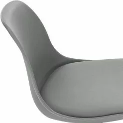 EUGAD Barhocker, mit Rückenlehne, Barstühle Höhenverstellbar und 360° Drehbar, Zeitgenössisch für Esszimmer, Bar Schwarz Grau -Eugad Möbel Einkaufen 955371f9 4df8 532c af9b ae43d051725c