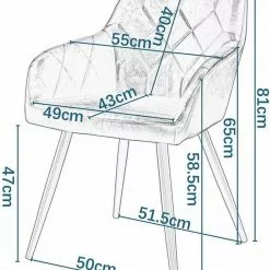 EUGAD Esszimmerstuhl, 2er-Set Esszimmerstuhl aus Kunstleder Metallbeine Dunkelbraun Schwarz -Eugad Möbel Einkaufen 9680f3f5 d2c7 5d5b a96b 2c2cca9e47f3
