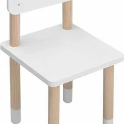 EUGAD Sitzgruppe, Kindertisch mit Stühle, 3tlg. Kindersitzgruppe Kindermöbel, 1 Kindertisch und 2 Kinderstühlen Tischset rund in Katzenform aus MDF und Kiefernholz im Kinderzimmer, Weiß -Eugad Möbel Einkaufen 98f48570 b995 57ad 925e c558af138671