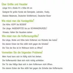 EUGAD Tiertransportbox, Hundetransportbox Alu Doppel Hundebox Reisebox für große Hunde Husky Samojede Weimaraner Labrador Deutscher Schäferhund Boxer 104x91x69cm -Eugad Möbel Einkaufen 9e429d85 b5d8 4b67 949e 516f44db0a3a