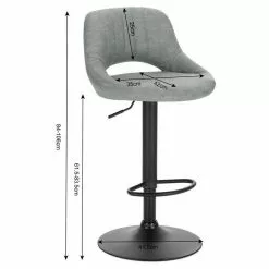 EUGAD Barhocker, 4er-Set Tresenhocker aus Kunstleder Gestell aus Stahl Dunkelbraun Anthrazit, Grau -Eugad Möbel Einkaufen 9f3a2a88 49aa 506d bc1b e0c6ead60b56