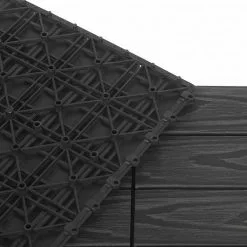 EUGAD WPC-Fliesen, 22 Stück WPC Terrassenfliesen 30x30cm Holzstruktur Coffee Anthrazit, Dunkelgrau, Hellgrau -Eugad Möbel Einkaufen a228695b 63b7 5020 993b 387f0ffba0ff