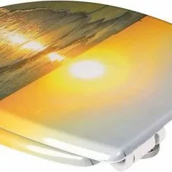 EUGAD WC-Sitz, Toilettendeckel mit Absenkautomatik Sonnenaufgang -Eugad Möbel Einkaufen a2567dc1 eb51 567f a294 b67f78029843