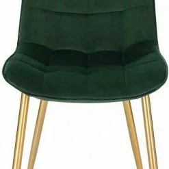 EUGAD Esszimmerstuhl, 4er-Set Küchenstühle Wohnzimmerstuhl mit Rückenlehne, Samt Sitzfläche, Gold Beine Grau Dunkelgr&uuml;n, Rosa, Schwarz -Eugad Möbel Einkaufen a25f5897 6738 52f1 87aa 4d86e3c1a7b5