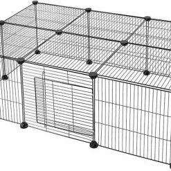 EUGAD Freigehege, Freigehege DIY Laufstall Kleintiere 109x74x39cm -Eugad Möbel Einkaufen a422f44d 4175 5498 b466 d9984e8d6710