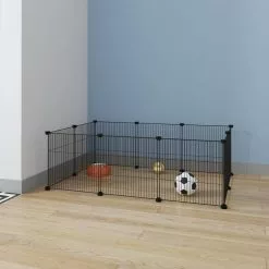 EUGAD Freigehege, Freigehege DIY Laufstall Kleintiere 109x74x39cm -Eugad Möbel Einkaufen a576d851 4ab6 562f 8426 505318ce4326