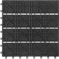 EUGAD WPC-Fliesen, 11 Stück WPC Terrassenfliesen 30x30cm Holzstruktur Anthrazit Coffee, Dunkelgrau, Hellgrau -Eugad Möbel Einkaufen a6f8e84b 5ee3 50ed 87d5 8472e471a314