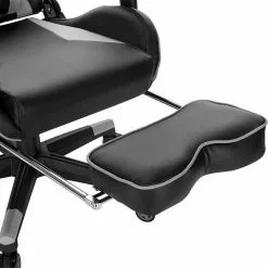 EUGAD Gaming-Stuhl (1 Stück), Racing Stuhl mit Fußstütze Racing Stuhl Drehstuhl Bürostuhl Schreibtischstuhl PC Stuhl mit Wippfunktion Höhenverstellbar Kunstleder Rot Grau, Wei&szlig; -Eugad Möbel Einkaufen aaa14855 c91e 53d9 bdbe 35151e5c52b9