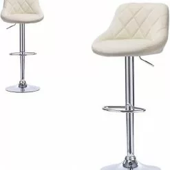 EUGAD Barhocker, 2er-Set Barstühle, höhenverstellbar, 360°drehbar Weiß Bordeaux, Cremewei&szlig;, Grau, Khaki, Rot, Schwarz, Wei&szlig; -Eugad Möbel Einkaufen ab6d546d 7f6c 508d 9291 c3e07474ba3f