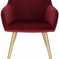 EUGAD Esszimmerstuhl, stühle 2er-Set,Samt,mit goldener Metallbeinen Blau, Bordeaux, Dunkelgrau, Dunkelgr&uuml;n, Hellgrau, Rosa, Schwarz -Eugad Möbel Einkaufen abe687f7 ba12 535f aa9d c87a00b8f078