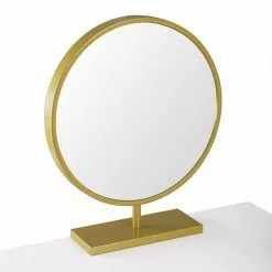 EUGAD Schminktisch (1-St), Schminktisch Frisiertisch Kommode mit Spiegel modern Kosmetiktisch mit 3 Schubladen Weiß-Rosa-Golden -Eugad Möbel Einkaufen af124a39 94da 4059 b18e f5fc32b939e5