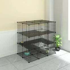 EUGAD Freigehege, Freigehege Laufstall Kleintiere 109x74x109cm -Eugad Möbel Einkaufen b2b0d617 3e02 5797 98e1 df674c450c14