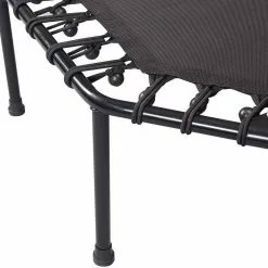 EUGAD Fitnesstrampolin, Fitness Trampolin Indoor Faltbar Ø 126cm mit höhenverstellbarem Haltegriff, leise Gummiseilfederung, belastbar bis 120 kg Grün, Schwarz -Eugad Möbel Einkaufen b47e8629 eeab 4abd 86bd 2c2d4c4af3af