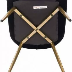 EUGAD Esszimmerstuhl, 6er-Set Küchenstühle Wohnzimmerstuhl mit Rückenlehne, Samt Sitzfläche, Gold Beine Schwarz Dunkelgrün, Grau, Rosa -Eugad Möbel Einkaufen b6260fb4 4700 50ff 8f21 8210d7d684f5