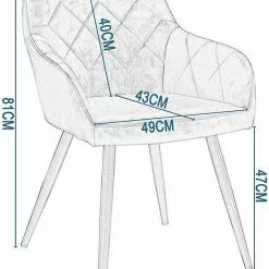 EUGAD Esszimmerstuhl, aus Kunstleder mit Armlehnen und Rückenlehne Gestell aus Metall Schwarz Braun, Dunkelbraun, Dunkelgrau -Eugad Möbel Einkaufen b654696c d3be 5b61 9d14 cbce59689d2f