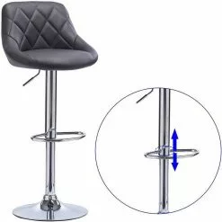 EUGAD Barhocker, 2er-Set Barstühle, höhenverstellbar, 360°drehbar Weiß Bordeaux, Cremewei&szlig;, Grau, Khaki, Rot, Schwarz, Wei&szlig; -Eugad Möbel Einkaufen b81f967f 6d60 59ac 9695 3ede825f5bbe