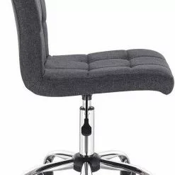 EUGAD Schreibtischstuhl, Bürohocker Schreibtischstuhl Rollhocker drehbar höhenverstellbar Stoffbezug Metall Dunkelgrau, Hellgrau -Eugad Möbel Einkaufen bb69841a 2d2f 5383 8d99 1388f2b0eb54