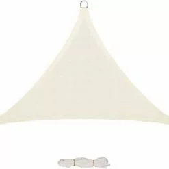 EUGAD Sonnensegel »0211ZYF«, Sonnenschutz Terrasse HDPE Dreieckig Creme -Eugad Möbel Einkaufen bbd6e58a 245f 4a64 b4fd 5c1db08dadae