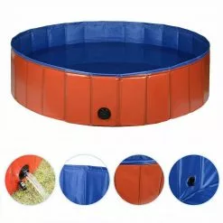 EUGAD Planschbecken, Hundepool Swimmingpool für Hunde Katzen rot -Eugad Möbel Einkaufen bc1d24b6 7330 5b73 b5a0 8922f1879025