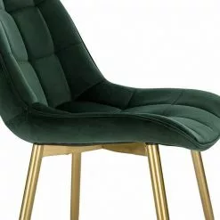 EUGAD Esszimmerstuhl, 6er-Set Küchenstühle Wohnzimmerstuhl mit Rückenlehne, Samt Sitzfläche, Gold Beine Schwarz Dunkelgrün, Grau, Rosa -Eugad Möbel Einkaufen bd6141b7 dbf8 5e27 b037 7d49cf76a43c