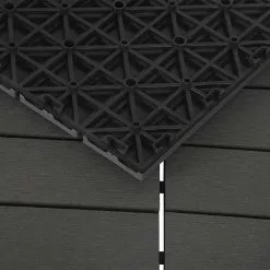 EUGAD WPC-Fliesen, 22 Stück WPC Terrassenfliesen in T-Form 30x30cm Dunkelgrau Anthrazit, Braun, Hellgrau -Eugad Möbel Einkaufen bd69a0e8 b5d7 5a8a b285 e50ef986fd6c