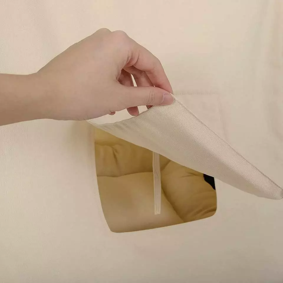 EUGAD Tierhaus, Tipi Hundezelt Katzenzelt 45x55x45cm Kätzchen Chihuahua Havaneser Kaninchen mit Kissen abnehmbar waschbar faltbar Weiß 17 EUGAD Tierhaus, Tipi Hundezelt Katzenzelt 45x55x45cm Kätzchen Chihuahua Havaneser Kaninchen mit Kissen abnehmbar waschbar faltbar Weiß – Bild 17