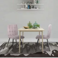 EUGAD Esszimmerstuhl (4 Stück), Küchenstuhl Polsterstuhl, mit Rückenlehne, Metallbeine, Sitzfläche aus Leinen, Hellgrau -Eugad Möbel Einkaufen be9afa1b 65eb 42f8 8e12 ef875fdbd624