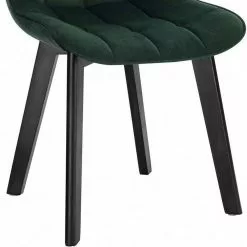 EUGAD Esszimmerstuhl (2 Stück), Wohnzimmerstuhl mit Rückenlehne, Polsterstuhl Küchenstuhl Weich Samt und Holz für ESS- und Wohnzimmer Schwarz Dunkelgrau, Dunkelgrün, Rosa -Eugad Möbel Einkaufen bf9e240c fdbc 5232 8898 885d9f1db2ec