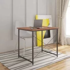 EUGAD Schreibtisch, Computertisch Esstisch Holz Stahl 80x60x70 cm Holz Vintage+schwarz Hell Eiche+schwarz, Hell Eiche+weiß, Marmor+schwarz -Eugad Möbel Einkaufen c0ff0bac 97ea 5db6 aeef 4d9c661bf0ee