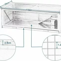 EUGAD Kleintierkäfig, Hamsterkäfig Mäusekäfig,Aufklappbarer Deckel -Eugad Möbel Einkaufen c1908436 76e4 5350 b603 00d7b8c63bf5