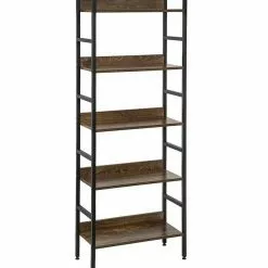 EUGAD Bücherregal, 1-tlg., Standregal, Küchenregal, 5 offenen Regalebenen, MDF, Metall, Schwarz Marmor Golden-Wei&szlig;er Marmor, Vintage -Eugad Möbel Einkaufen c1c3ff3c e296 4a74 aa2c ef23b3874295