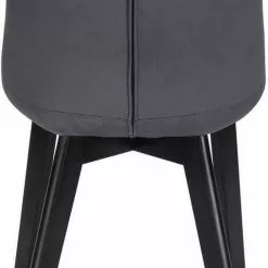 EUGAD Esszimmerstuhl (2 Stück), Wohnzimmerstuhl mit Rückenlehne, Polsterstuhl Küchenstuhl Weich Samt und Holz für ESS- und Wohnzimmer Schwarz Dunkelgrau, Dunkelgrün, Rosa -Eugad Möbel Einkaufen c21c06db b629 44c3 b253 dea463346927