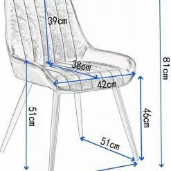 EUGAD Esszimmerstuhl, 2 Stücke Esszimmerstuhl Küchenstuhl Kunstleder Braun, Dunkelbraun, Dunkelgrün, Grau, Schwarz -Eugad Möbel Einkaufen c3ea6a04 7685 53a2 aa11 fab247d5b01a
