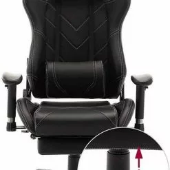 EUGAD Gaming Chair, Bürostuhl, Gaming Stuhl, Kunstleder, mit einstellbaren Armlehnen Rot Blau, Schwarz, Weiß 46 EUGAD Gaming Chair, Bürostuhl, Gaming Stuhl, Kunstleder, mit einstellbaren Armlehnen Rot Blau, Schwarz, Weiß -Eugad Möbel Einkaufen c40ab5b7 2f0d 5e41 a8a1 f8ee1205e637