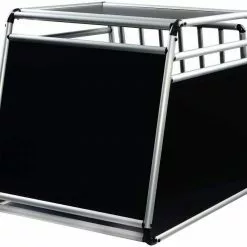 EUGAD Tiertransportbox, Hundetransportbox Alu Hundebox Reisebox Autobox für Husky Samojede Weimaraner Labrador Golden Retriever 90 x 65 x 69 cm XXL Schwarz Grau -Eugad Möbel Einkaufen c44355eb cf65 56d6 b940 3e62c1a93ad2