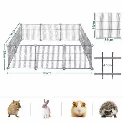 EUGAD Freigehege, Freigehege DIY Laufstall Kleintiere 109x74x39cm -Eugad Möbel Einkaufen c6a5203a d6e7 5bfd 9273 992c52e0cecb