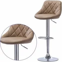 EUGAD Barhocker, 2er-Set Barstühle, höhenverstellbar, 360°drehbar Weiß Bordeaux, Cremewei&szlig;, Grau, Khaki, Rot, Schwarz, Wei&szlig; -Eugad Möbel Einkaufen c6cb0e88 e464 5fe6 9c53 60a6384e8ab5