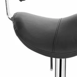 EUGAD Arbeitshocker (1er-Set), Sattelhocker mit Rückenlehne gepolstert höhenverstellbar aus Kunstleder Schwarz Grau, Wei&szlig; -Eugad Möbel Einkaufen c6ea9458 0acf 5c5c bb97 e65f5d586606