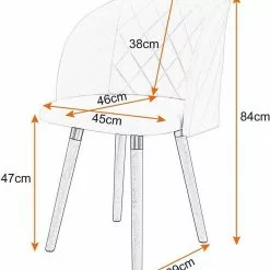 EUGAD Esszimmerstuhl, 2er-Set Esszimmerstuhl gepolsterte Sitzfläche aus Leinen Massivholz -Eugad Möbel Einkaufen c8131890 5493 5ef4 a086 33c318dc940b
