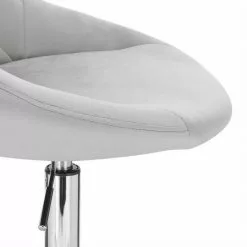 EUGAD Schreibtischstuhl (1 Stück), Bürohocker Rollhocker mit Rollen, Samt, höhenverstellbar, Rosa Dunkellgrau, Hellgrau -Eugad Möbel Einkaufen c9549408 1ee8 5aac bf71 127a73cd3761