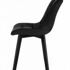 EUGAD Esszimmerstuhl (2 Stück), Wohnzimmerstuhl mit Rückenlehne, Polsterstuhl Küchenstuhl Weich Samt und Holz für ESS- und Wohnzimmer Schwarz Dunkelgrau, Dunkelgrün, Rosa -Eugad Möbel Einkaufen ca14e865 9ea6 505d a22f 73955976bdc6