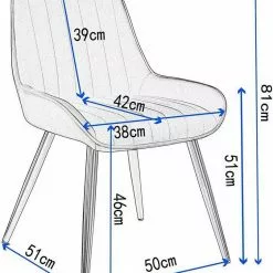 EUGAD Esszimmerstuhl, 4 Stücke Retro Küchenstuhl Sitzfläche aus Samt mit Metallbeine Dunkelgrün Bordeaux, Dunkelgrau, Dunkelgrün, Hellgrau, Rosa, Schwarz -Eugad Möbel Einkaufen cce98185 7bbc 4c92 82a3 b88cc5e9ddca