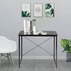 EUGAD Schreibtisch, Computertisch Esstisch Holz Stahl 80x60x70 cm Holz Vintage+schwarz Hell Eiche+schwarz, Hell Eiche+weiß, Marmor+schwarz -Eugad Möbel Einkaufen ceb174db 5b38 5ef7 9af0 b8d389ec33d5